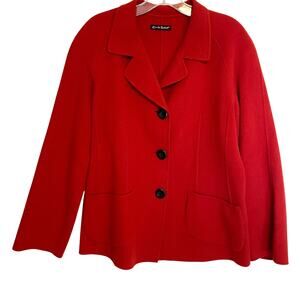 Alexandra Bartlett Vintage Soft Wool Jacket Womens XL Outerwear Button Cardigan